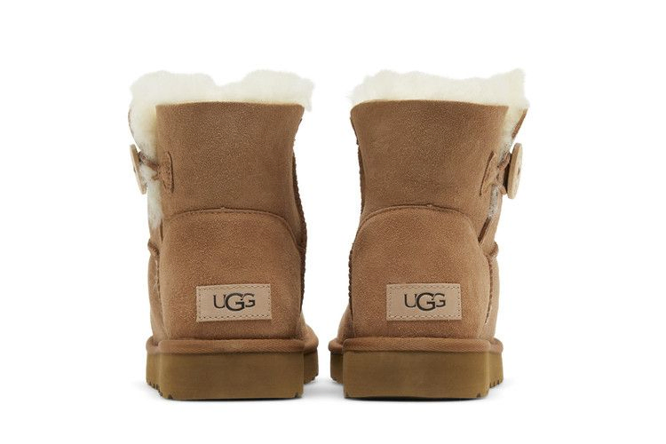 UGG Wmns Mini Bailey Button 2 Boot 'Chestnut'
