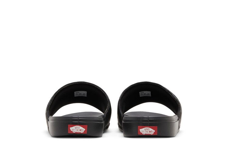 Vans La Costa Slide-On 'Triple Black Checkerboard'