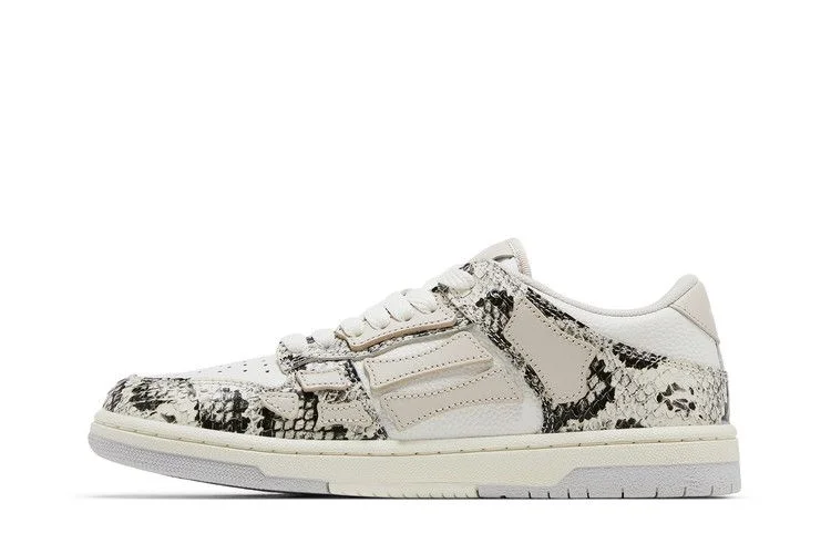 Кроссовки Amiri Wmns Skel Top Low 'Alabaster Snakeskin'