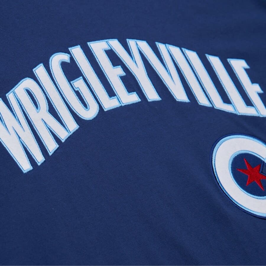 Футболка Mitchell & Ness Navy Chicago Cubs City Connect Premium T-Shirt