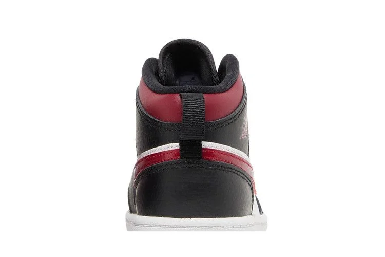 Кроссовки Air Jordan 1 Mid PS 'Bred Toe'