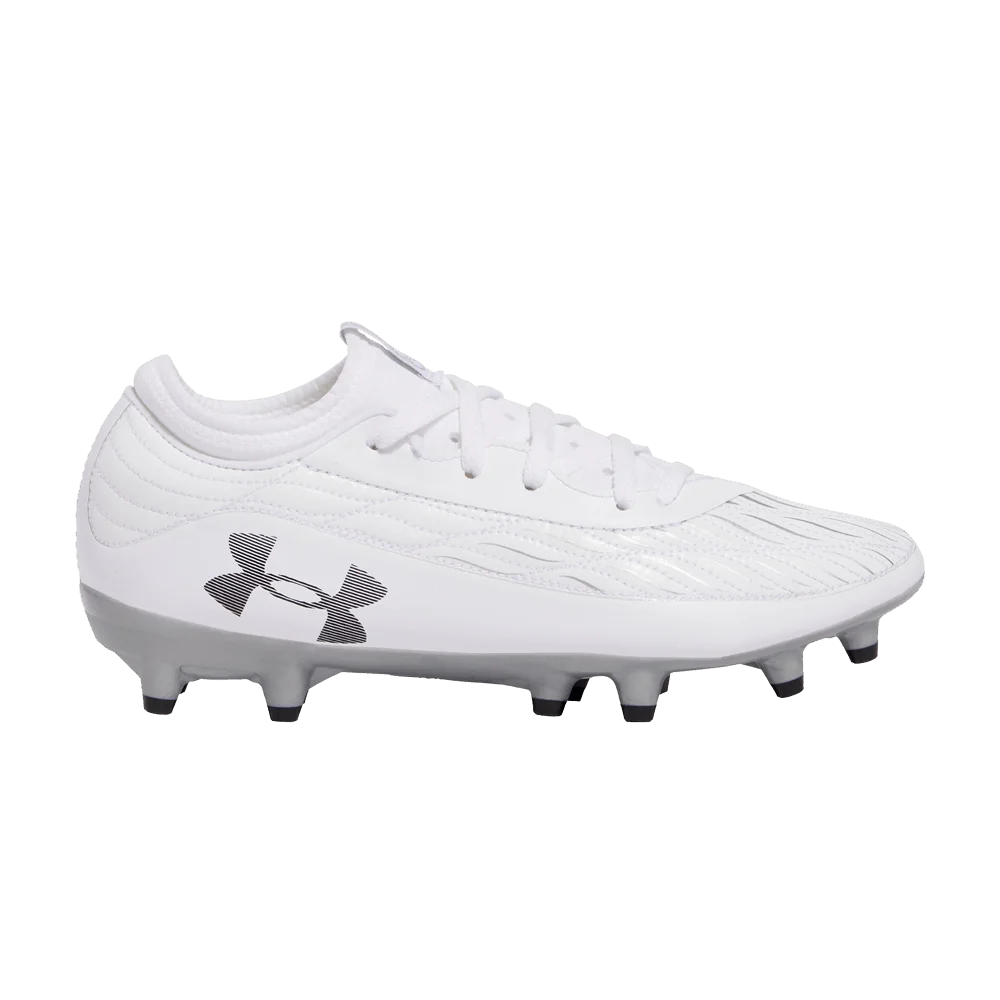 Кроссовки Under Armour Magnetico Select 4 FG Jr 'White Black'