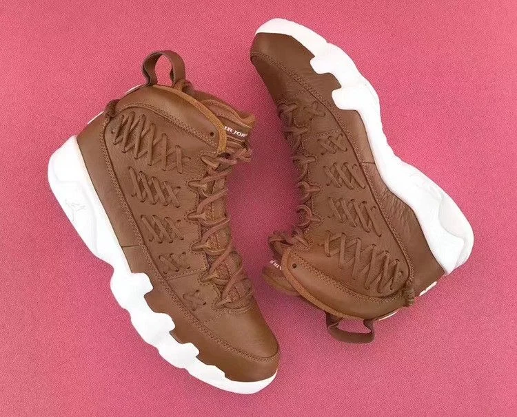 Кроссовки Air Jordan 9 Retro Pinnacle 'Baseball Glove Brown'