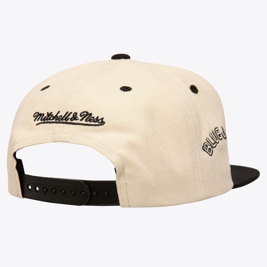 Бейсболка Mitchell & Ness Off White Toronto Blue Jays Cooperstown Collection Snapback Hat