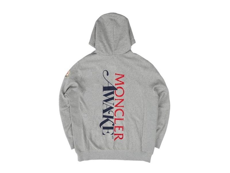 Худи Awake x Moncler Maglia Hoodie Light Grey