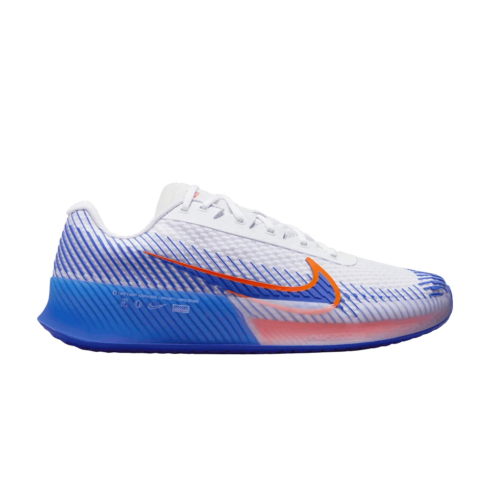 Кроссовки NikeCourt Air Zoom Vapor 11 HC 'White Hyper Crimson Royal'