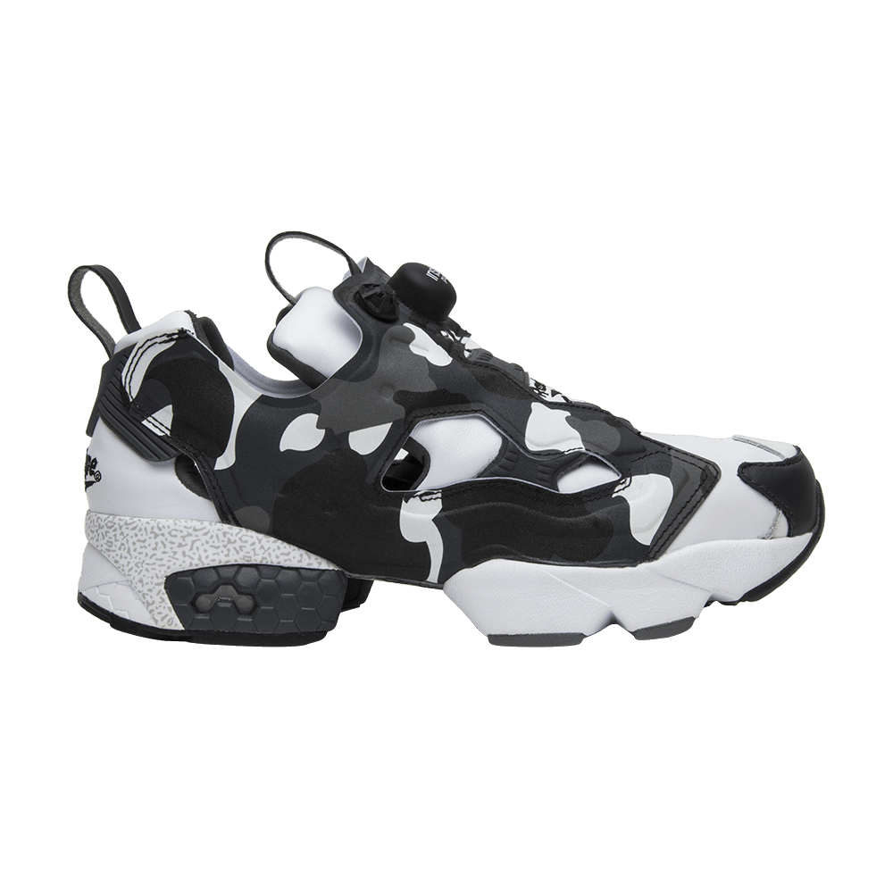 Кроссовки Reebok A Bathing Ape x Mita x InstaPump Fury 'White Black Camo'