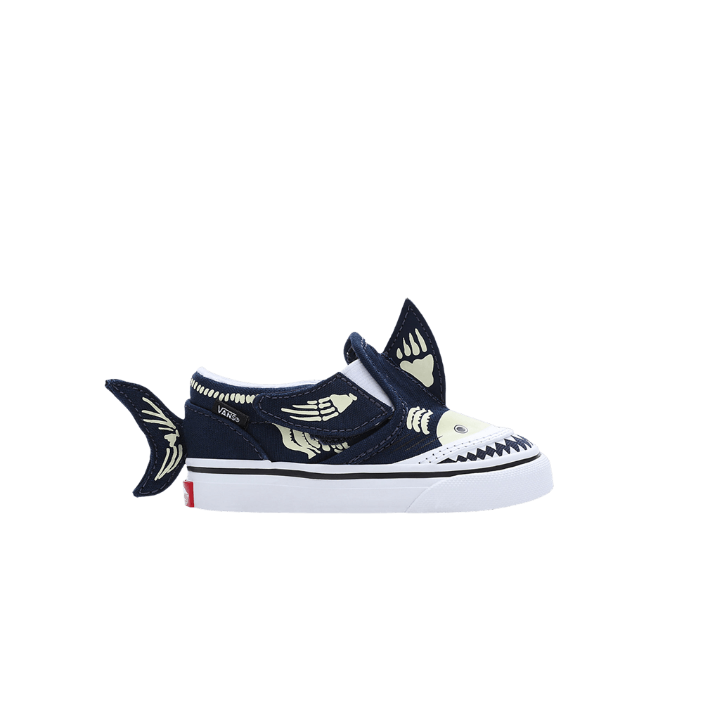 Кроссовки Vans Slip-On V Toddler 'Shark Glow'