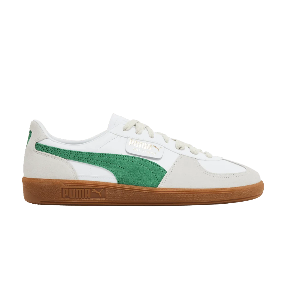 Krossovki-Puma-Palermo-Leather-White-Archive-Green-Gum