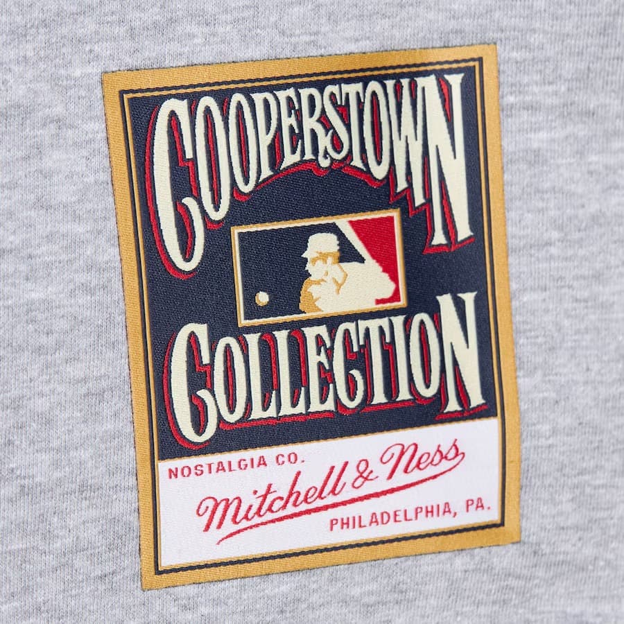 Футболка Mitchell & Ness David Ortiz Gray Boston Red Sox Name & Number T-Shirt