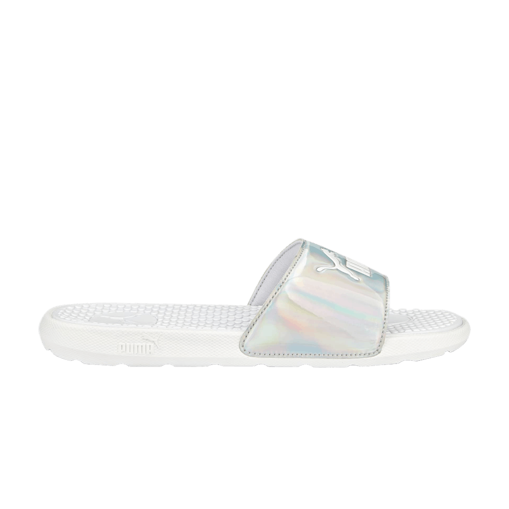 Puma Wmns Cool Cat Distressed Slide 'Silver White'