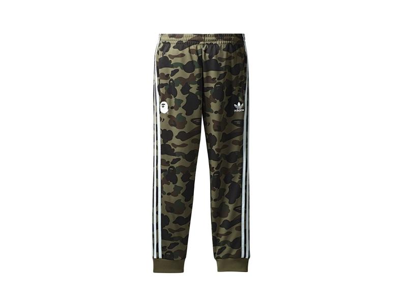 Спортивные штаны Bape x adidas adicolor Track Pants Olive Cargo