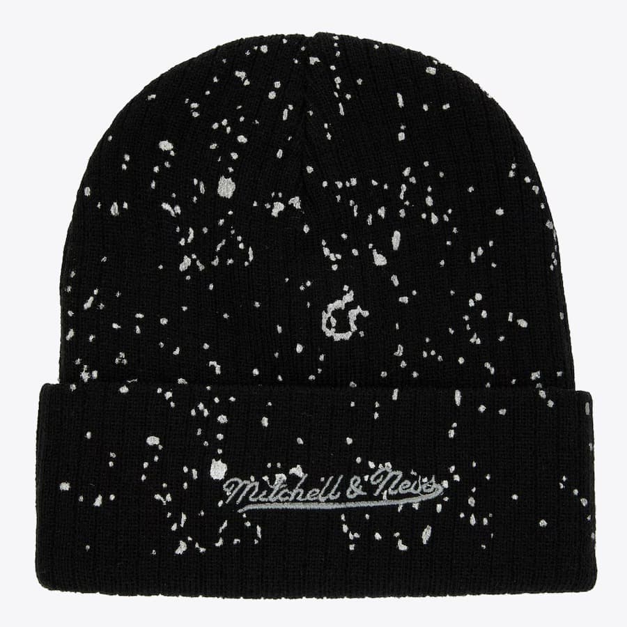 Шапка Mitchell & Ness Black Los Angeles Kings Nep Vintage Cuffed Knit Hat