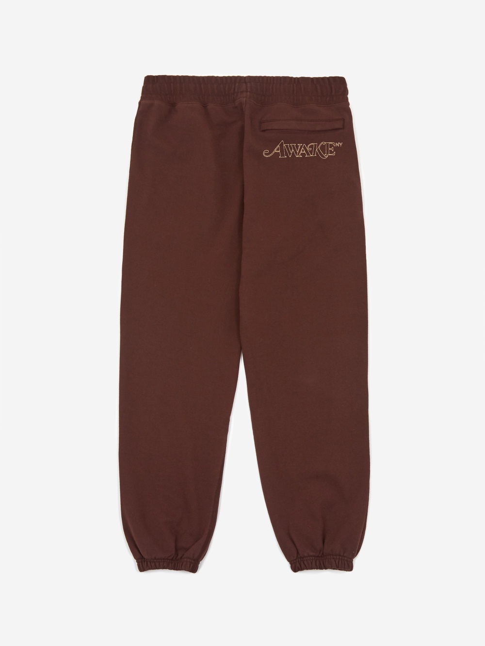 Спортивные штаны Awake Classic Outline Logo Paneled Embroidered Sweatpant Brown