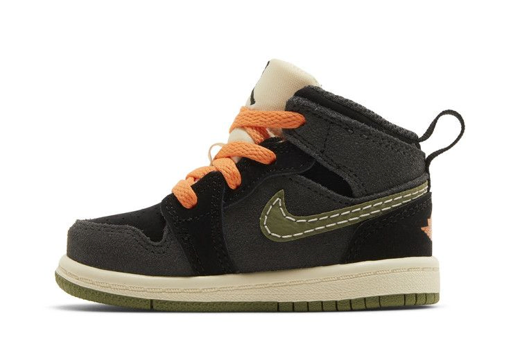 Кроссовки Air Jordan 1 Mid SE Craft TD 'Anthracite Light Olive'