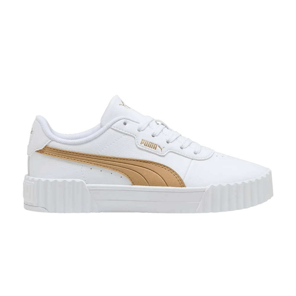 Krossovki-Puma-Wmns-Carina-3.0-Aqua-Metallics-White-Light-Sand