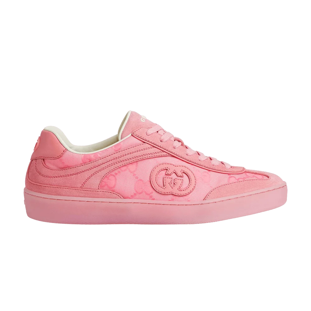 Кроссовки Gucci Wmns G74 'Interlocking G - Pink Suede'