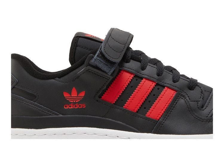Кроссовки adidas Forum Low 'Black Vivid Red'