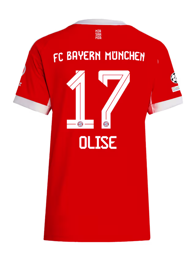 Женское футбольное джерси FC Bayern Munich Home Jersey 25-26 OLISE 17