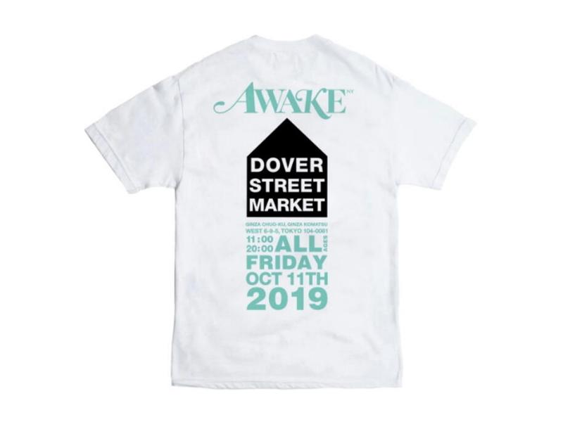Футболка Awake x DSM Ginza Tee White