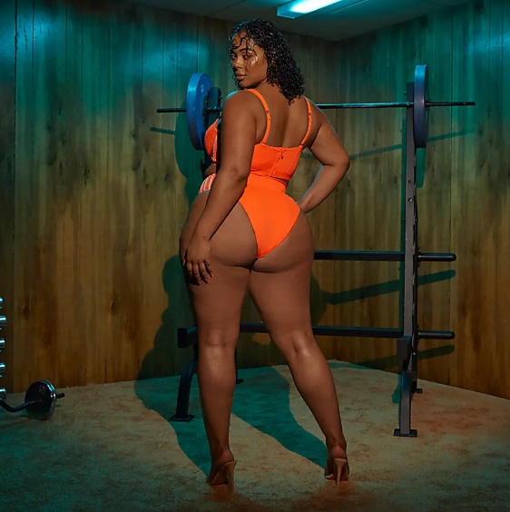 Спортивный купальник adidas Ivy Park Bikini Bottom (Plus Size) Solar Orange