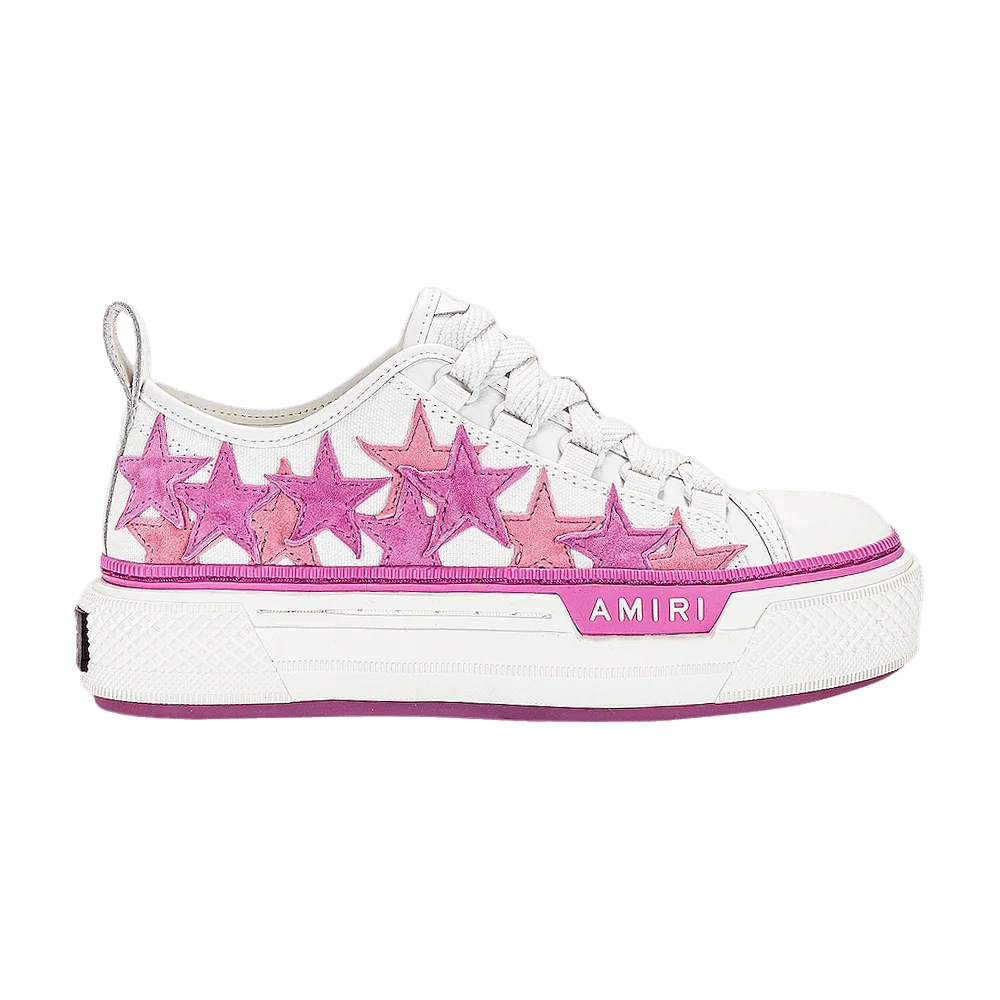 Кроссовки Amiri Wmns Stars Court Low 'White Pink'