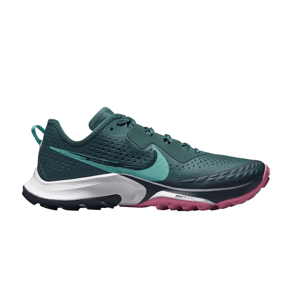 Krossovki-Nike-Wmns-Air-Zoom-Terra-Kiger-7-Dark-Teal-Green-Pink-Glow