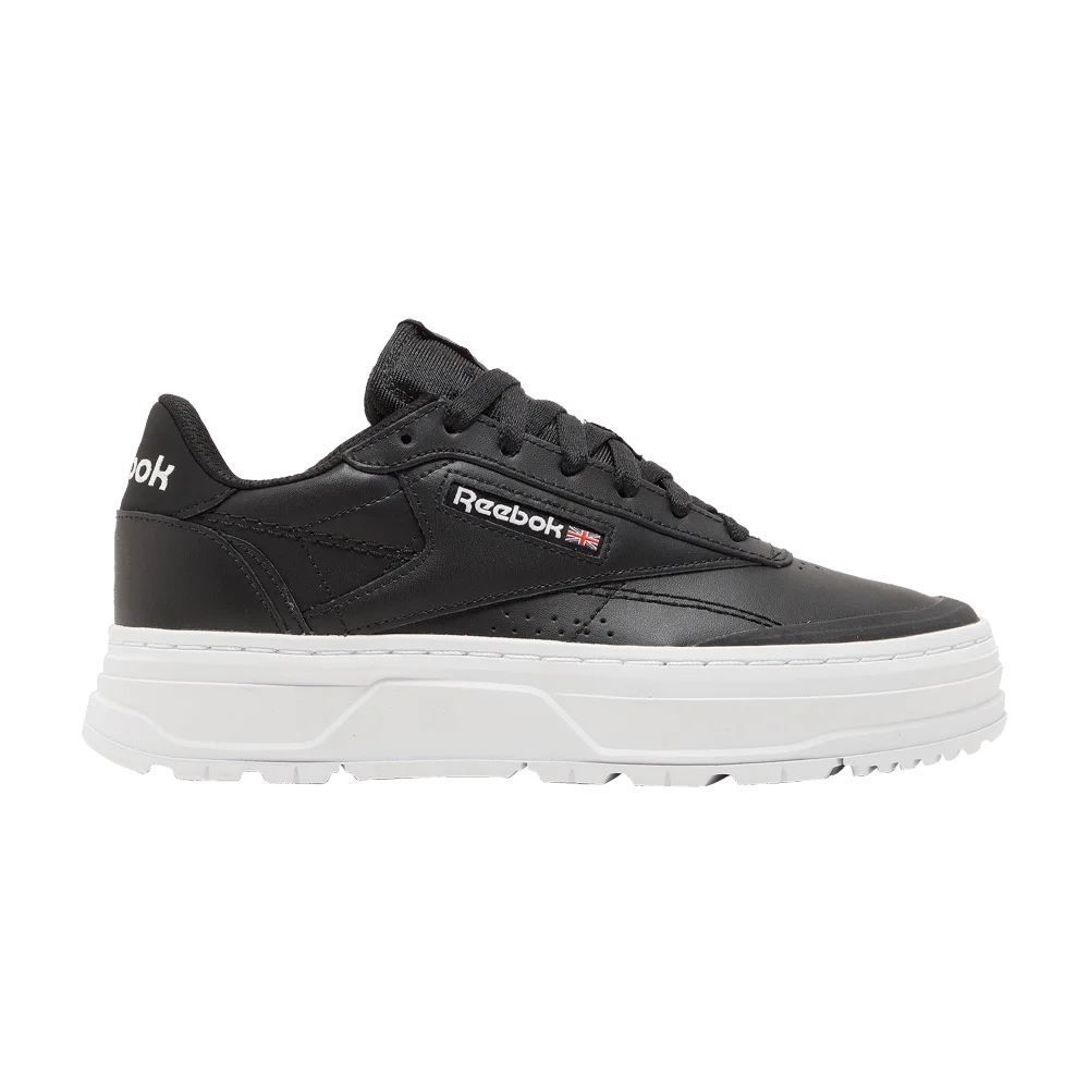 Кроссовки Reebok Wmns Club C Double Geo 'Black White'