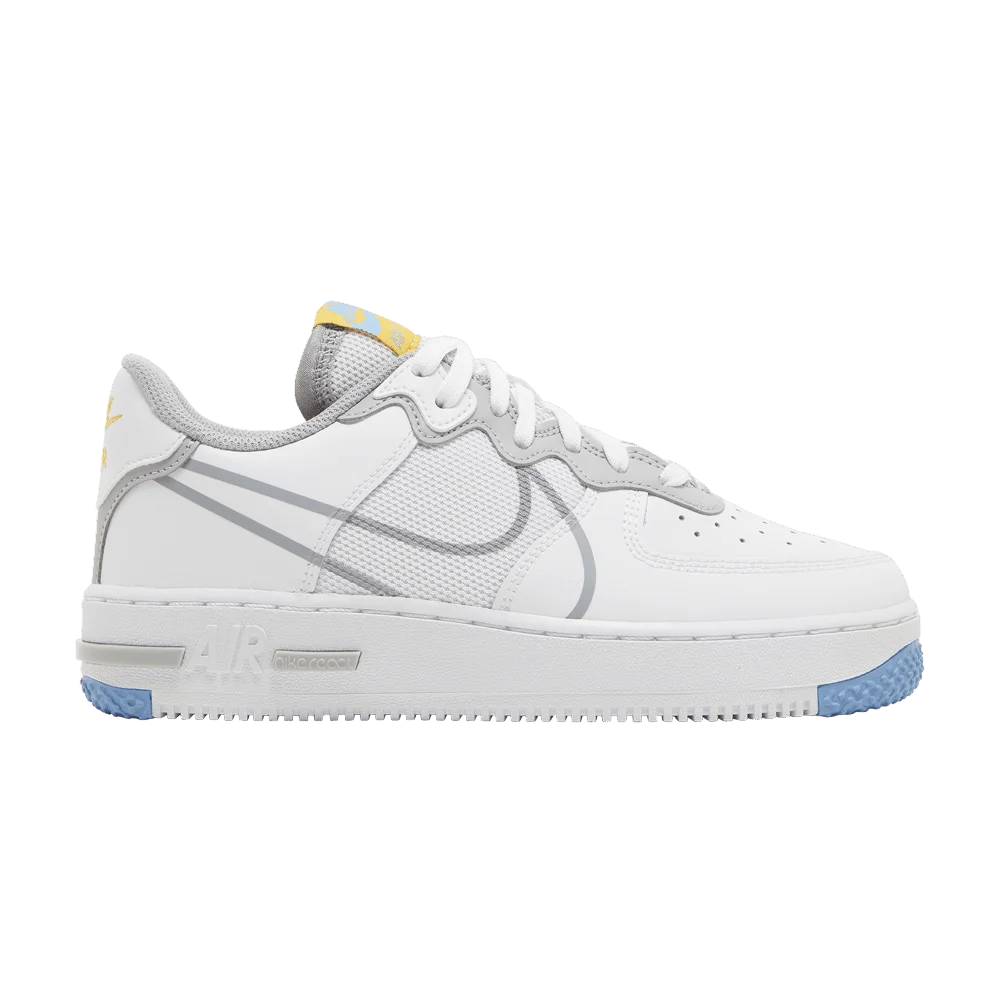 Krossovki-Nike-Air-Force-1-React-SU-GS-White-Light-Smoke-Grey