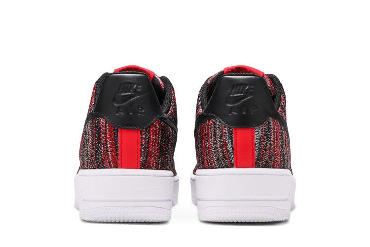 Кроссовки Nike Air Force 1 Flyknit 2.0 'University Red Black'