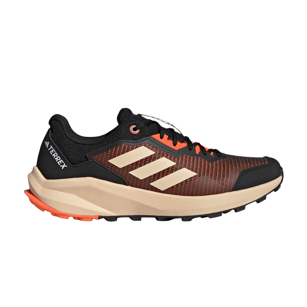 Кроссовки Adidas Terrex Trail Rider 'Black Impact Orange'
