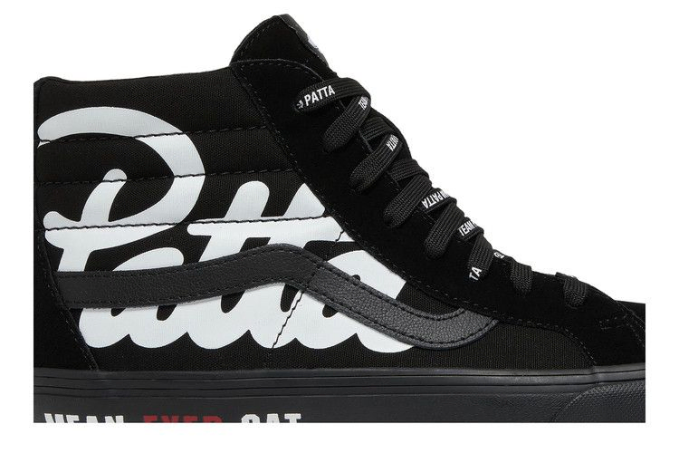 Кроссовки Vans Patta x Vault Sk8-Hi Reissue VLT LX 'Mean Eyed Cat - Black'