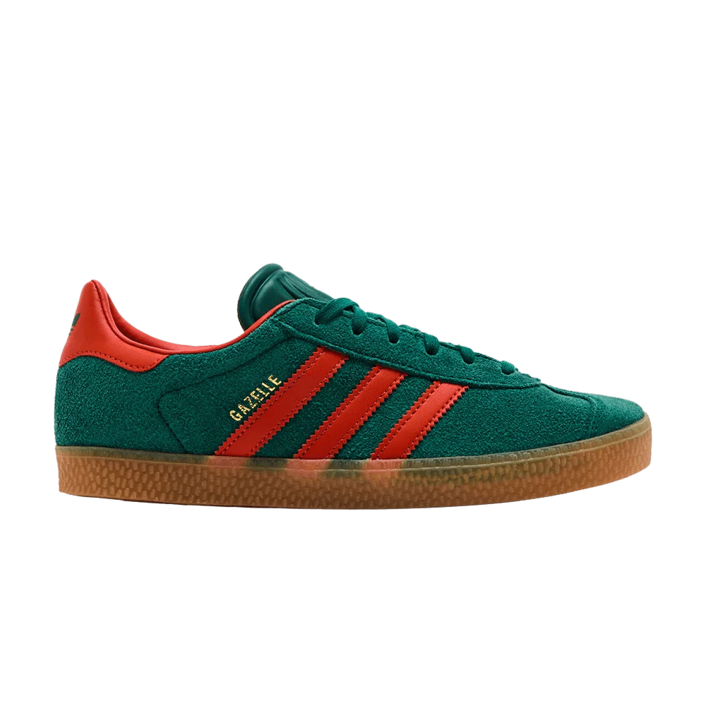 Krossovki-adidas-Gazelle-J-Collegiate-Green-Preloved-Red