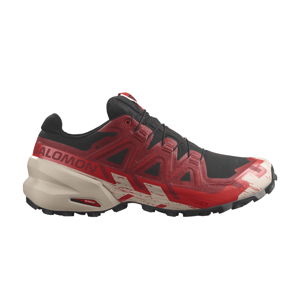 Кроссовки Salomon Speedcross 6 GORE-TEX 'Black Poppy Red'