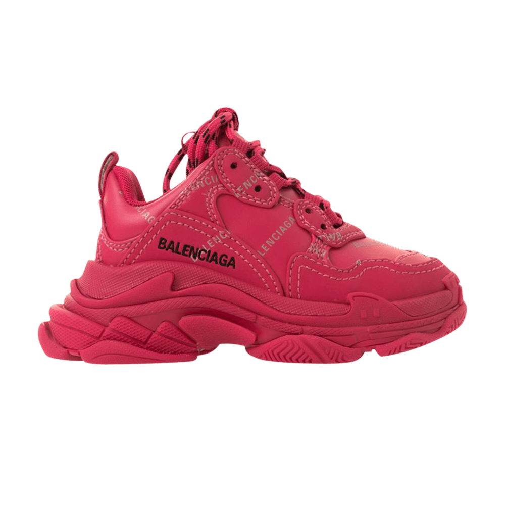 Кроссовки Balenciaga Triple S Sneaker Kids 'Allover Logo - Pink'