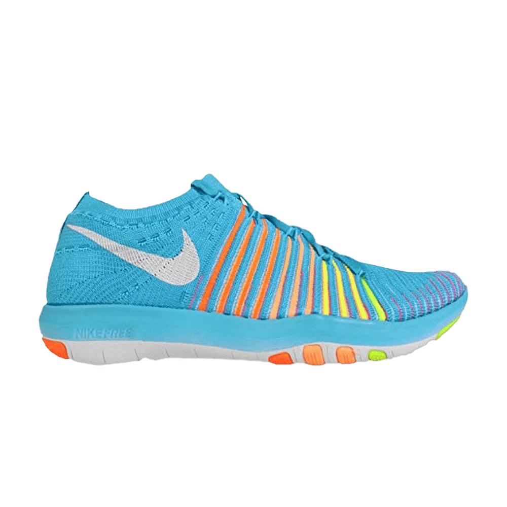 Кроссовки Nike Wmns Free Transform Flyknit 'Gamma Blue Total Orange'