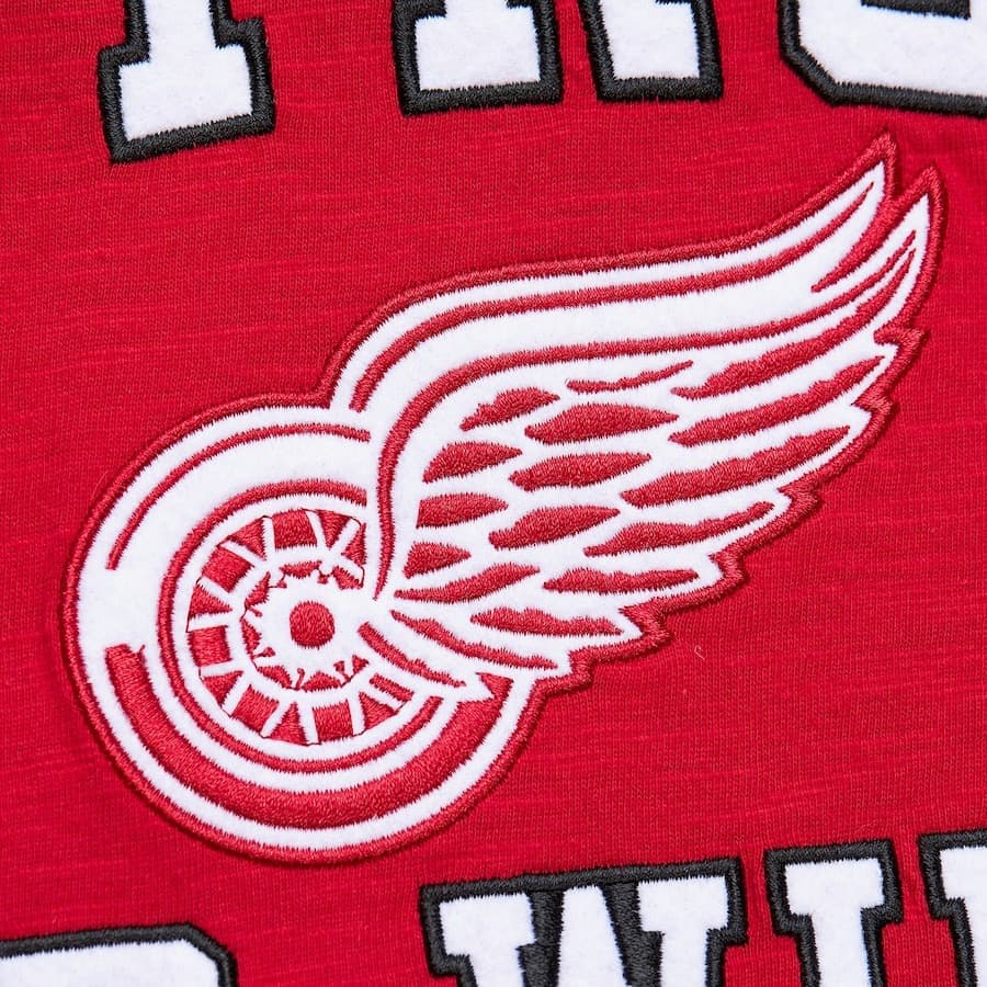 Футболка Mitchell & Ness Red White Detroit Red Wings Legendary Slub T-Shirt