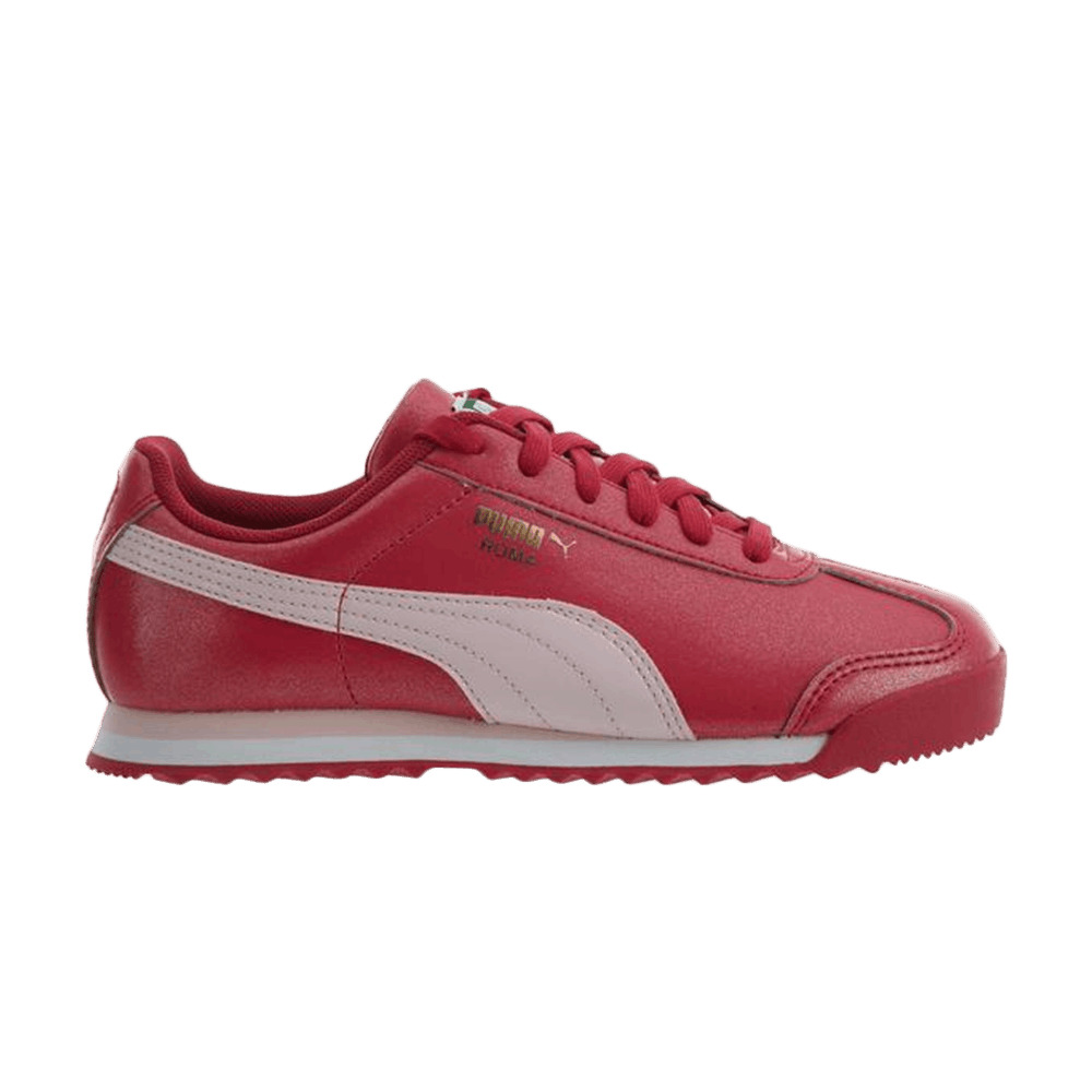 Кроссовки Puma Roma Basic Glitter Jr 'Rose Red'