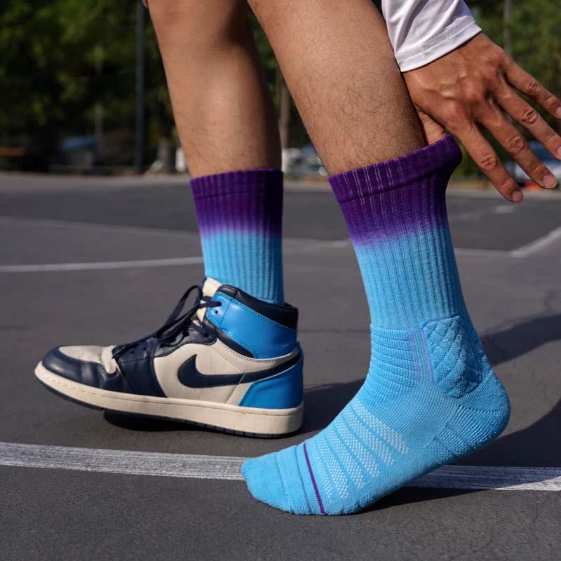 Спортивные носки Ehot Gradient Blue-Violet Crew Socks