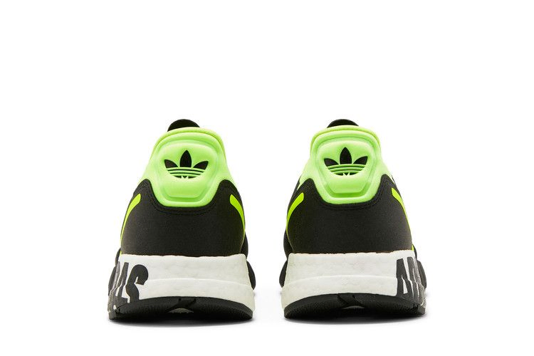 Кроссовки Adidas ZX 1K Boost 'Bold Logo Graphic - Black Solar Yellow'