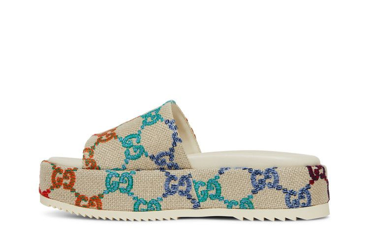 Сандалии Gucci Wmns Platform Sandal 'White Multi'