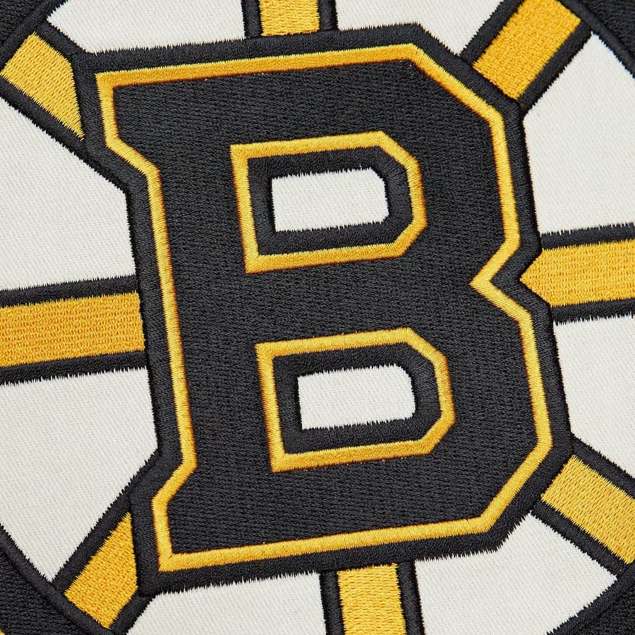 Худи Mitchell & Ness Black Boston Bruins Legendary Slub Pullover Hoodie