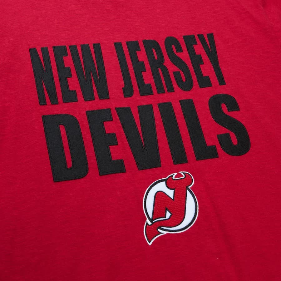 Футболка Mitchell & Ness Red New Jersey Devils Legendary Slub T-Shirt