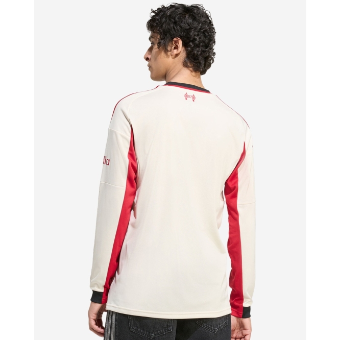 Футбольный лонгслив Liverpool FC adidas Mens 25/26 Away Long Sleeve Jersey