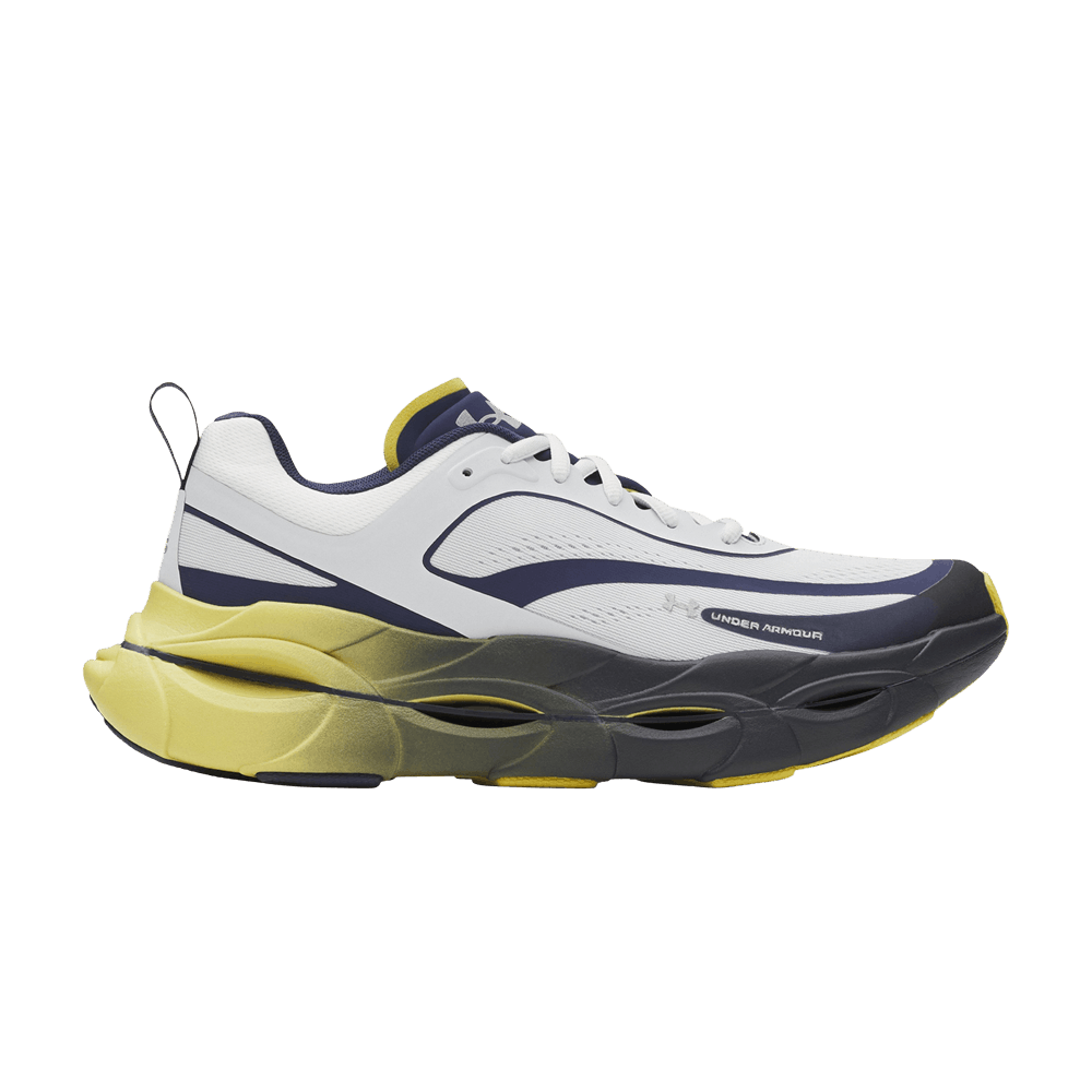 Кроссовки Under Armour Halo Racer 'Washed Navy Yellow Shade'
