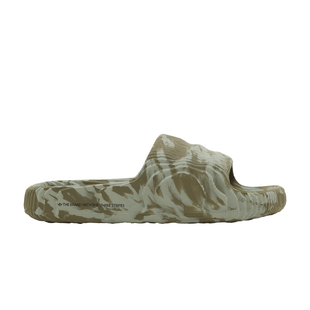Кроссовки adidas Adilette 22 'Olive Strata Camo'