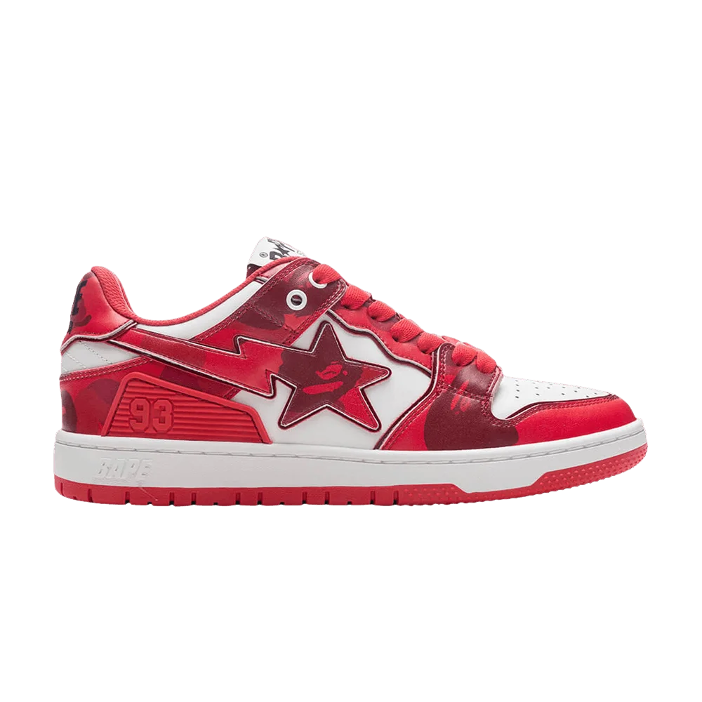 Krossovki-BAPE-Sk8-Sta-1-M2-Red
