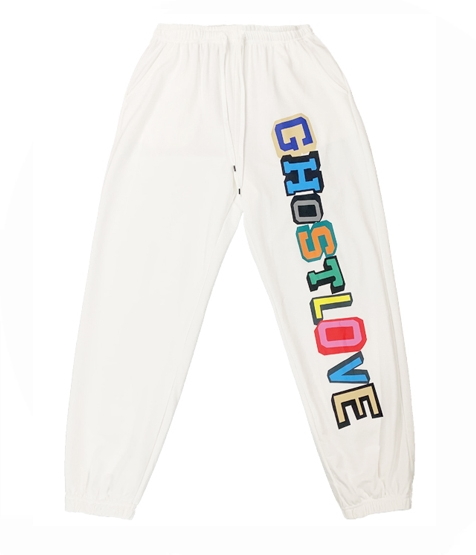 Спортивные брюки 2021 Ghostlove Hip-hop Style Sweatpants White