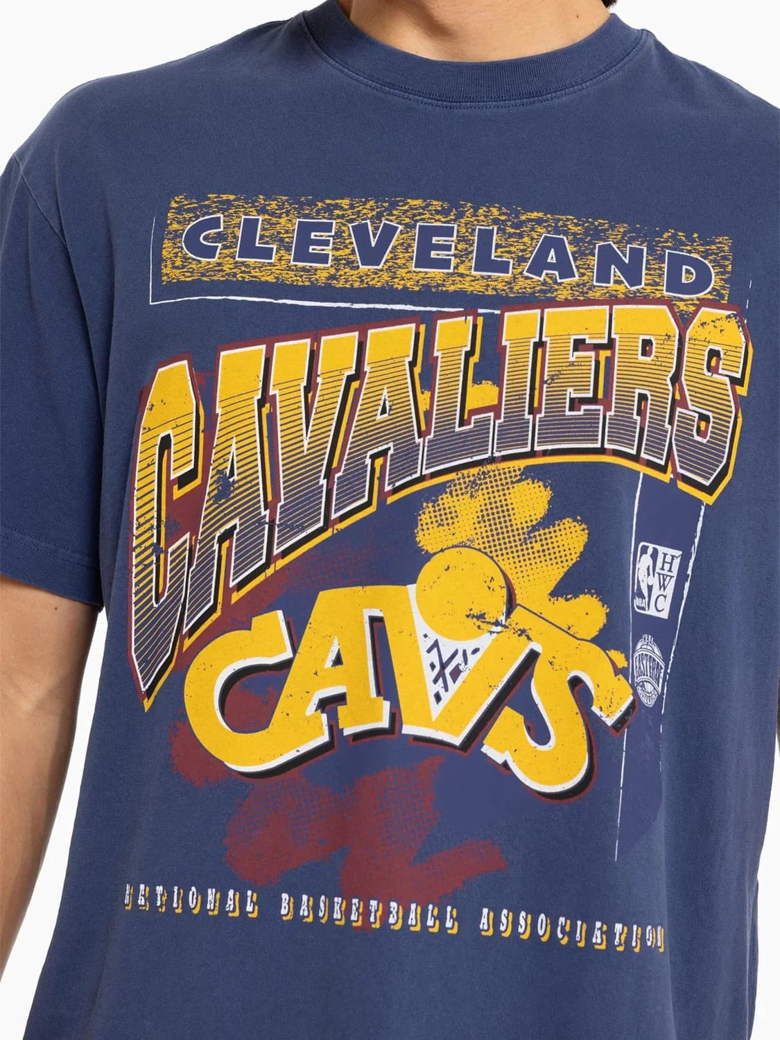 Футболка Mitchell & Ness Cleveland Cavaliers Vintage Brush Off 2.0 NBA T-Shirt