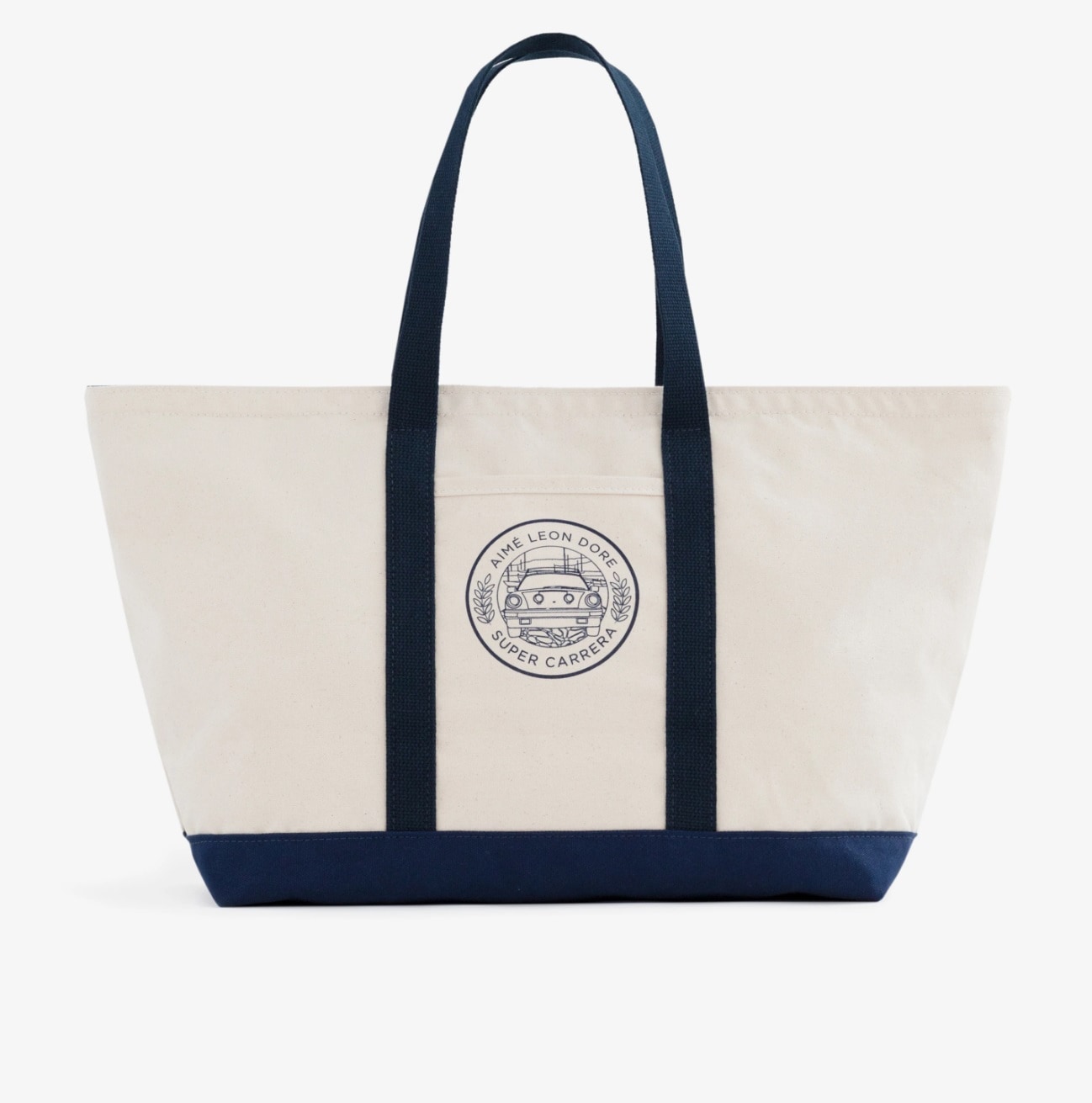 Сумка Aime Leon Dore x Porsche 911SC Grille Badge Tote Bag Cream/Navy